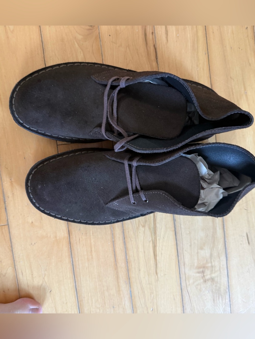 Clarks Dark Brown Suede Men's Chukka Boots